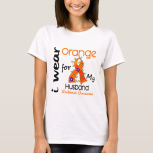 Camiseta Naranja del desgaste de la leucemia I para mi
