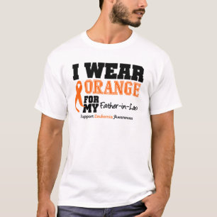 Camiseta Naranja del desgaste de la leucemia I para mi