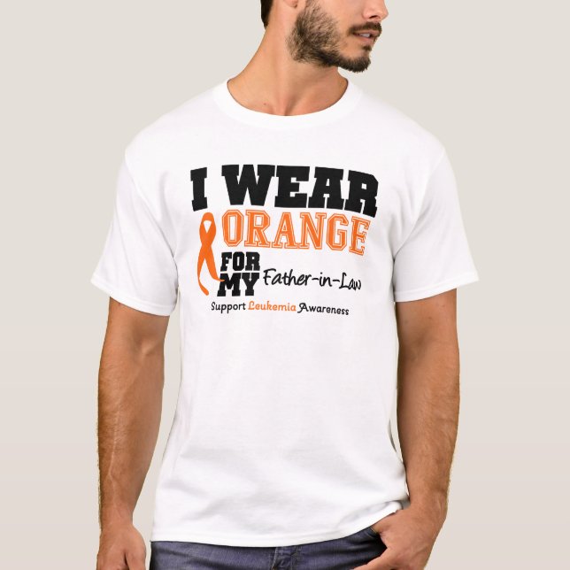 Camiseta Naranja del desgaste de la leucemia I para mi (Anverso)