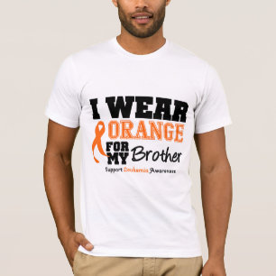 Camiseta Naranja del desgaste de la leucemia I para mi