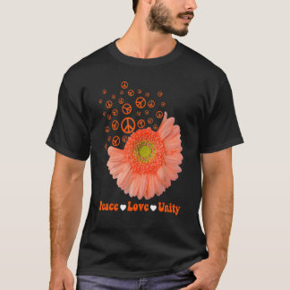 Camiseta Naranja del Día de la Unidad Daisy Paz Amor Unidad