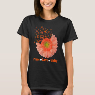 Camiseta Naranja del Día de la Unidad Daisy Paz Amor Unidad