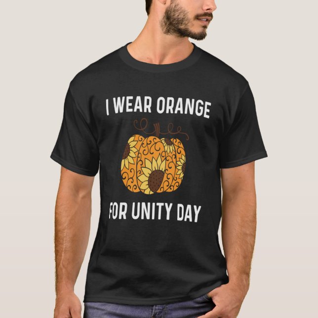Camiseta Naranja del Día de la Unidad Niños Día de la Unida (Anverso)