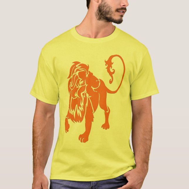 Camiseta naranja del león (Anverso)