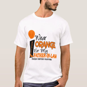 Camiseta Naranja del ms de la esclerosis múltiple para mi