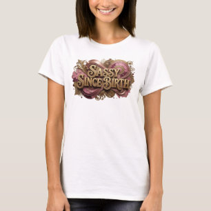Camiseta naranja dinámica SASSY DESDE EL NACIMIENT