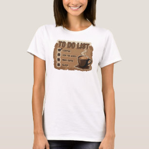 Camiseta Naranja Dinámico CAFÉ PRIMERO SALVAR MUNDO