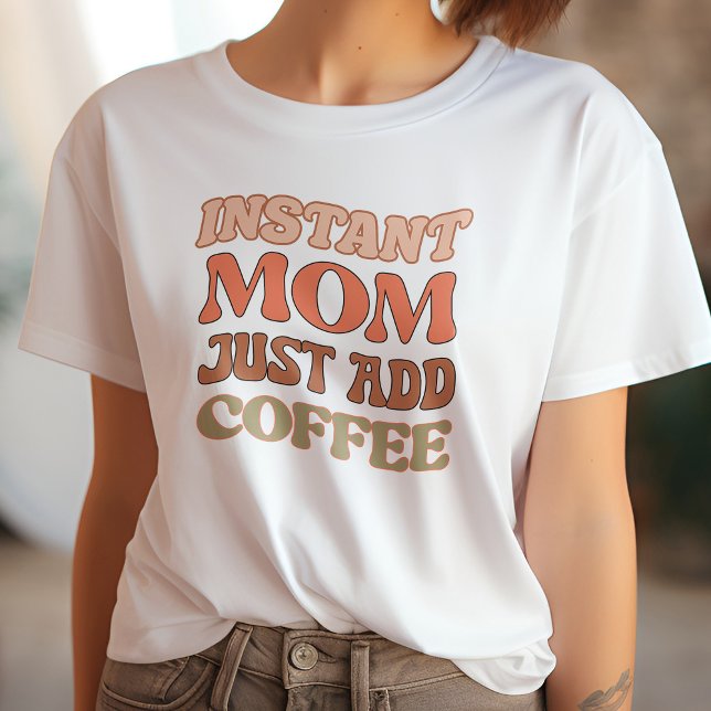 Camiseta Naranja divertida y mamá amarilla instantánea acab (Subido por el creador)