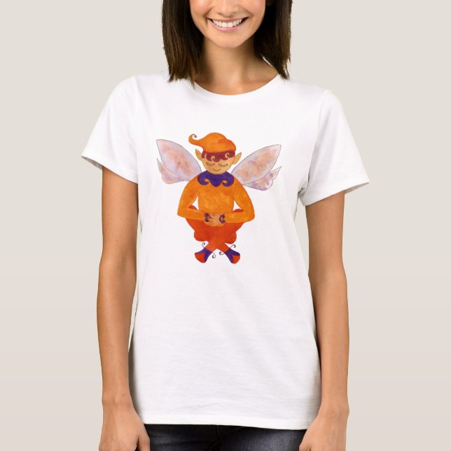 Camiseta Naranja dulce Elf T-Shirt (Anverso)