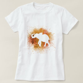 Camiseta Naranja Elephant