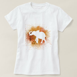 Camiseta Naranja Elephant