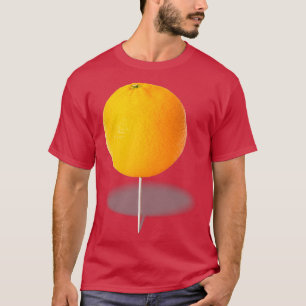 Camiseta Naranja en un palillo de dientes así que me casé c