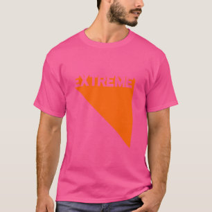 Camiseta Naranja Extremo Gimnasio Moderno Fitness Entrenami