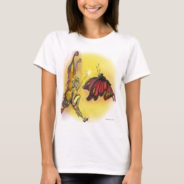 Camiseta Naranja Faerie (Anverso)