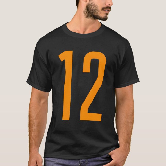 Camiseta Naranja favorito de todos los aficionados al depor (Anverso)