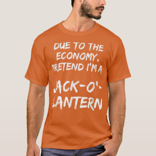 Camiseta Naranja finge que soy una jota de Halloween fácil