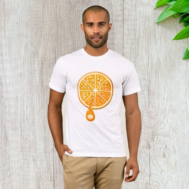 Camiseta Naranja fresca Mens T-Shirt (Subido por el creador)