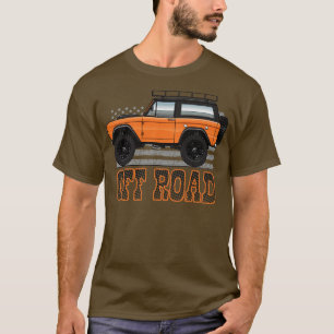 Camiseta Naranja fuera de carretera