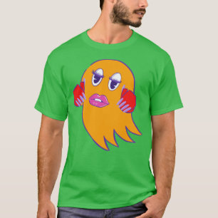 Camiseta Naranja Gamer Ghost