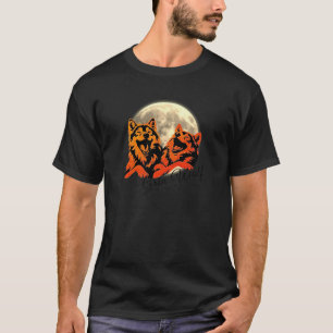 Camiseta Naranja Grin Wolf