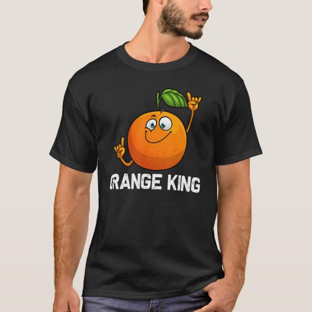Camiseta Naranja Guay Para Hombres Papá Cítricos De Fruta T (Anverso)