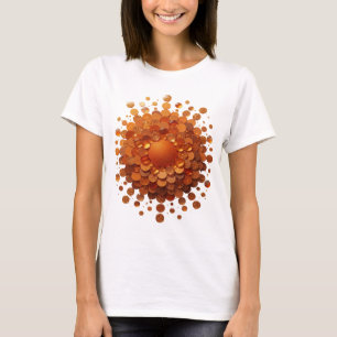 Camiseta Naranja Impresionante ESFERA NARANJA Imprimir