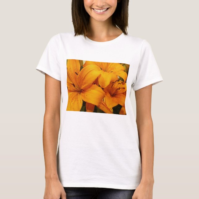 Camiseta Naranja Lilies T-Shirt (Anverso)