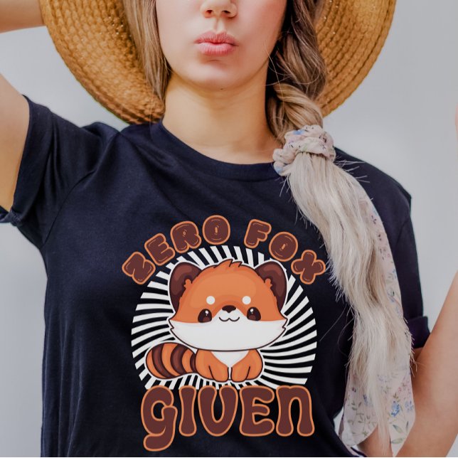 Camiseta Naranja lindo Fox graciosos zorros puntitos cero F (Subido por el creador)