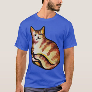 Camiseta Naranja lindo Tabby Kitty Gato Gato Fun gato mamá 