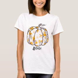 Camiseta Naranja lindo y espeluznante Jack-O’-Lantern