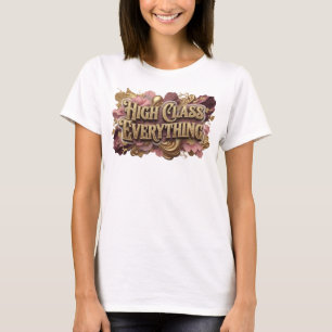 Camiseta Naranja llamativo TODO DE ALTA CLASE