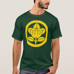 Camiseta Naranja mandarina en círculo