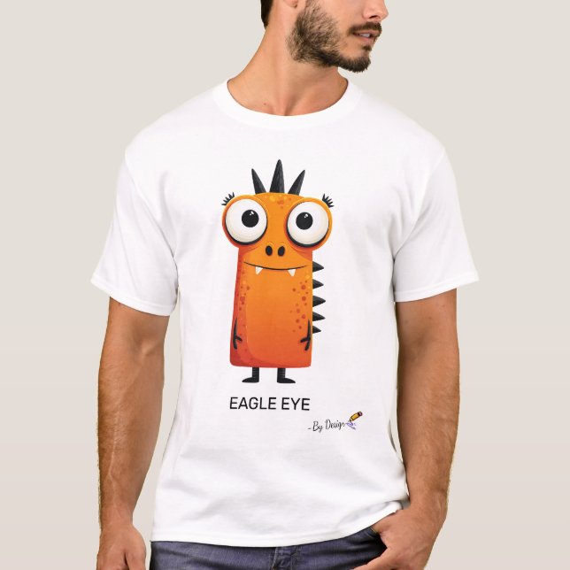 Camiseta Naranja Monster | EAGLE EYE - Por diseño | Diversi (Anverso)
