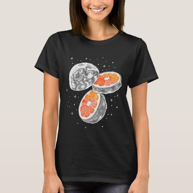 Camiseta Naranja Moon (Anverso)