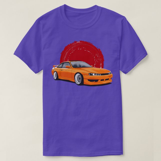 Camiseta Naranja Nissan Silvia S14 Kouki (Diseño del anverso)