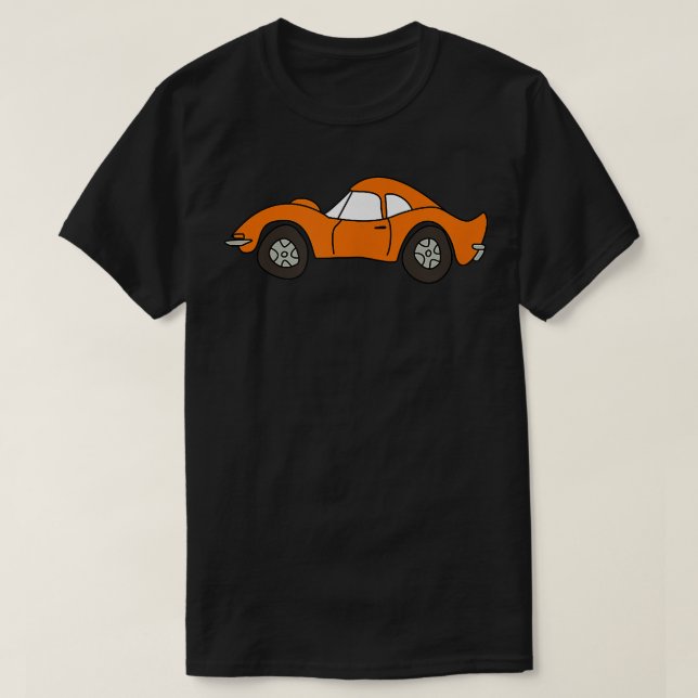 Camiseta Naranja Opel GT Personalizado  (Diseño del anverso)