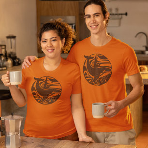 Camiseta Naranja Orca con el logotipo del Círculo de Ballen