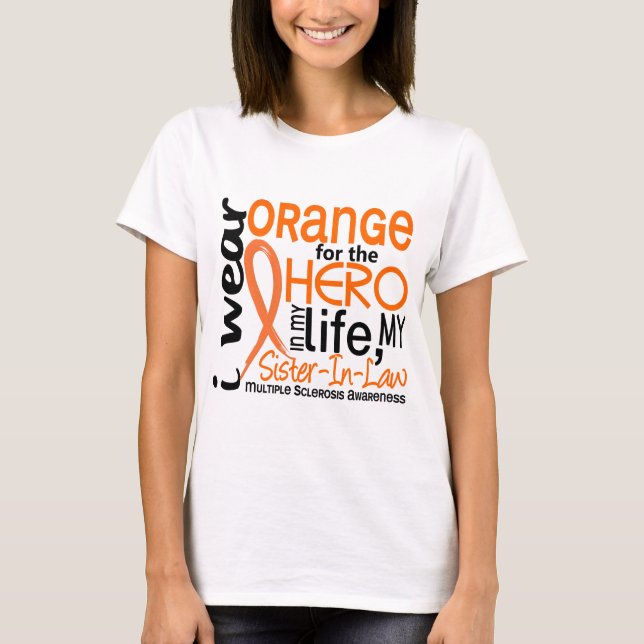Camiseta Naranja para el ms de la cuñada del héroe 2 (Anverso)
