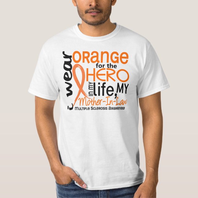 Camiseta Naranja para el ms de la suegra del héroe 2 (Anverso)