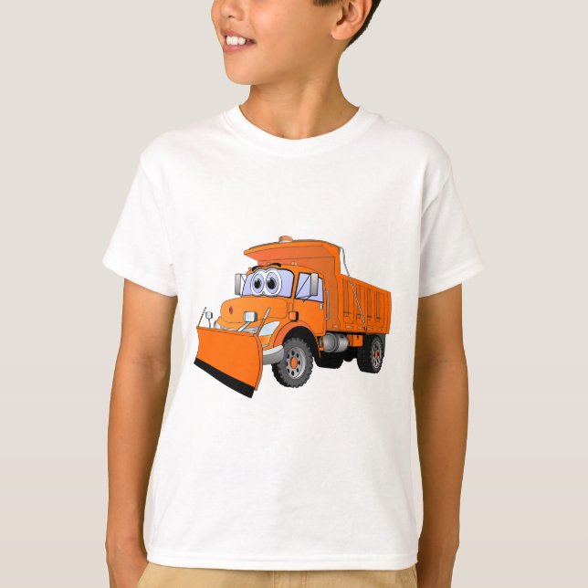 Camiseta Naranja Personalizado de la nieve de la lanza (Anverso)