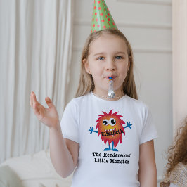 Camiseta Naranja Personalizado Monster Diversión divertida