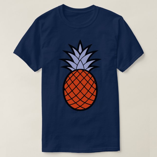 Camiseta Naranja Pineapple TShirt (Diseño del anverso)