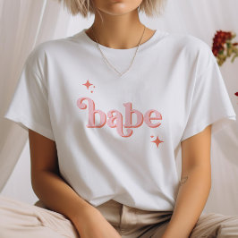 Camiseta Naranja PINK Disco Babe Bridal Party hen DO Shirt
