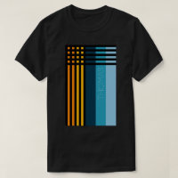 Naranja rayas negras amarillas y verdes