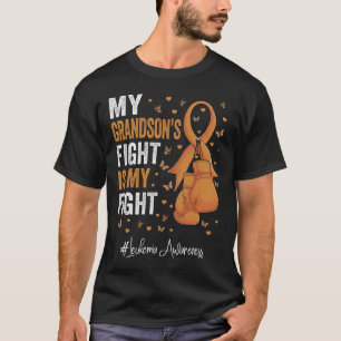 Camiseta Naranja Ribbon Abuela Leucemia Awareness
