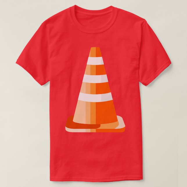 Camiseta Naranja Road Cone (Diseño del anverso)