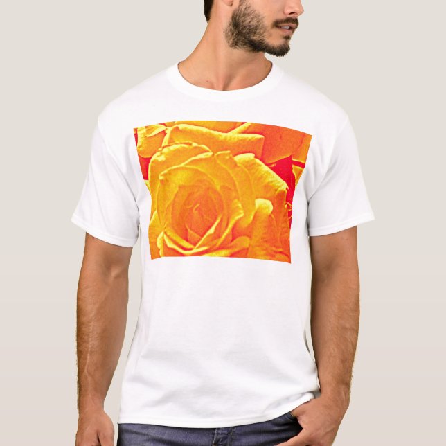 Camiseta naranja rosa fluorescente (Anverso)