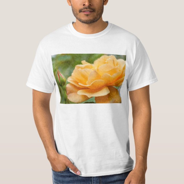 Camiseta Naranja Rosa Painterly (Anverso)