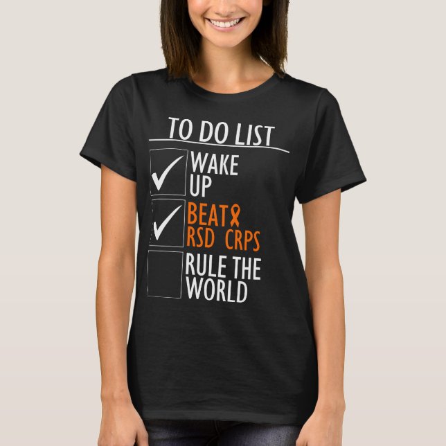 Camiseta Naranja Sobreviviente De Cinta Para Concienciar So (Anverso)