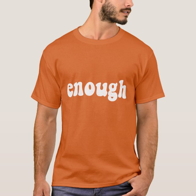 Camiseta Naranja suficiente (Anverso)